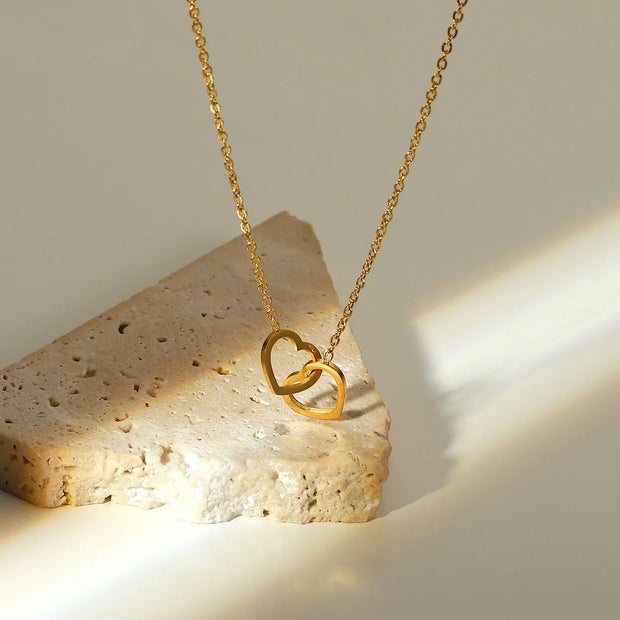 Rotating Rose Box  with Engraved Heart Necklace