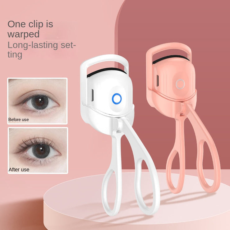 ShopNBuy Curler Portable Electric Heated Comb Eye Lash Long Lasting Eyelashes Curls Thermal Eyelash Curler Makeup Tools Heated Eyelash Curlers,Rechargeable Electric Eyelash Curler,Handheld Eyelash Heat