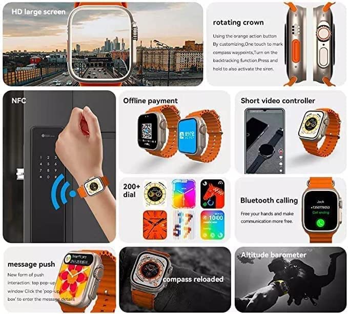 ShopNBuy | T800 Smartwatch 1.99 inch