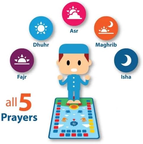 Educational Islamic Prayer Mat / سجادة الصلاة الإسلامية التعليمية
