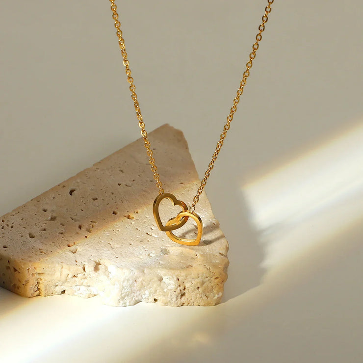 Rotating Rose Box  with Engraved Heart Necklace